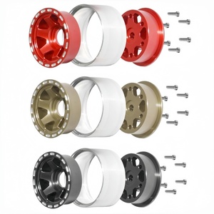 Juego de Llantas Beadlock <span class=keywords><strong>1</strong></span>.0 de Aleación de Aluminio, Pieza de Mejora Rc para Traxxas <span class=keywords><strong>1</strong></span>/18 Trx4M <span class=keywords><strong>1</strong></span>/<span class=keywords><strong>24</strong></span> <span class=keywords><strong>Axial</strong></span> Scx24 Fms Fcx24 Gladiator Bronco C10 - Product Image 3