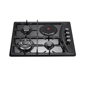 Estufa eléctrica y de gas GLP incorporada para el hogar con estufa de butano, placas de cerámica esmaltadas, 4 <span class=keywords><strong>bunners</strong></span> para cocinar - Product Image 6