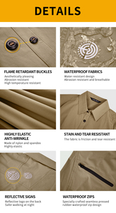 Camicia Casual da Uomo HAN WILD Tinta Unita, Impermeabile e Traspirante, Manica Lunga per Attività all'Aperto - Product Image 5