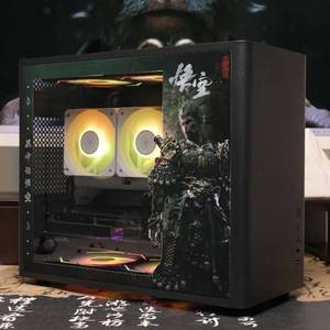 Oem ODM đen huyền thoại Wukong Chủ Đề Máy tính chơi Game trường hợp giữa tháp PC Tủ Gamer gabinete với nhãn - Product Image 2