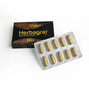 Men's Vitality Support Capsules, 10 capsules per pack, yellow pills. <b>Herbal</b> <b>supplement</b> for managing male energy. OEM low-price w - Product Image 6
