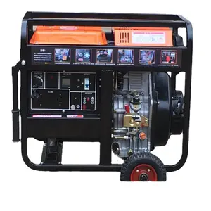 Portable Type Open Frame diesel generator set 1kw 5KW 10kw single-phase 220V 3phase 380v