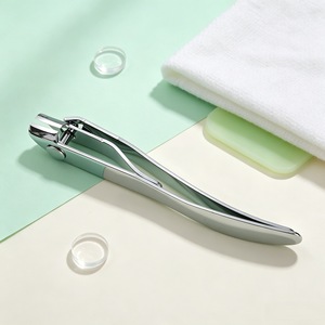 Coupe-ongles en acier inoxydable anti-éclaboussures, ciseaux à ongles de grande taille, logo personnalisé pour salon de manucure - Product Image 3