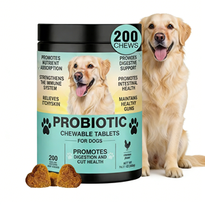 Probióticos Masticables Suaves <span class=keywords><strong>para</strong></span> Cachorros y <span class=keywords><strong>Perros</strong></span> Adultos OEM/ODM <span class=keywords><strong>para</strong></span> el Estómago Sensible, Absorción de Nutrientes y Apoyo Inmunológico - Product Image 1