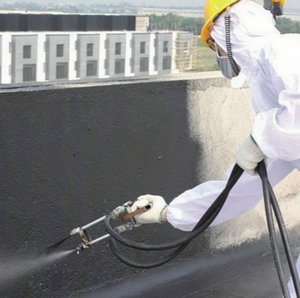 Matériau de revêtement imperméable à l'eau <span class=keywords><strong>Bitume</strong></span> Caoutchouc Asphalte Pulvérisation de liquide Design moderne Extérieur à deux composants à réglage rapide - Product Image 4