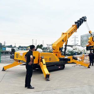 รถเครนตีนตะขาบจีนขายดี 8 ตัน 10 ตัน 12 ตัน ยกได้สูง 24 เมตร พร้อมกระเช้าสำหรับคนทำงาน - Product Image 6