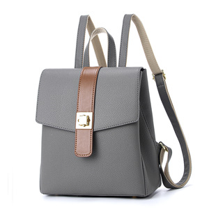 Sac fourre-tout décontracté vintage 2026 pour femme, deux poignées, nouveau, couleur unie, fermeture éclair, en PU, imperméable, durable, amovible - Product Image 1
