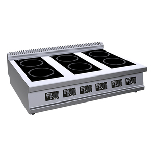 Thương mại Nhà Hàng thép không gỉ điện cảm ứng bếp 6 Burner HOB bếp bảng Top thiết bị nấu ăn - Product Image 1