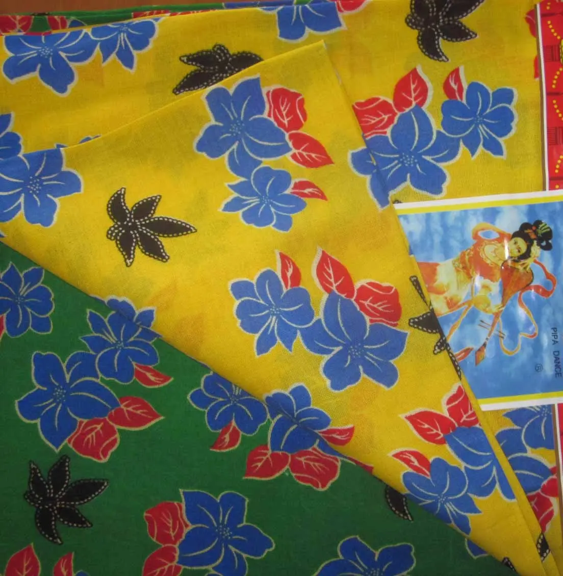 African Printed Spun Rayon 100% viscose woven fabric baati