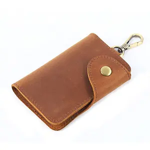 Car key Multi-Function Waist Button Anti-Loss Key Bag 6-8keys Card Bag Zero Wallet