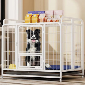 Cage de toilette pour chien en fer pour chiens de grande, moyenne et petite taille, utilisation en intérieur, design respirant, installation facile, pour <span class=keywords><strong>Labrador</strong></span>/<span class=keywords><strong>Golden</strong></span> Retriever - Product Image 3