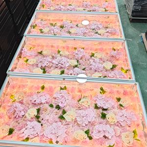 Hint dekorasyon şeffaf 3D Led çok renkli çiçek dans zemin düğün parti için - Product Image 4