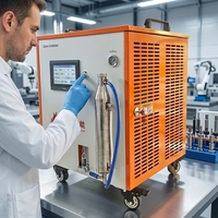 Générateur d'oxyhydrogène manuel, nouveau, sûr et fiable, soudeur H2-O2, machine à eau-carburant écologique en acier inoxydable pour la scellage des ampoules
