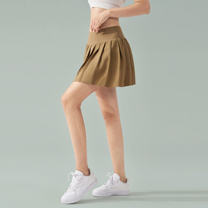 Jupe de tennis et de pickleball pour femmes personnalisée, imprimé coloré, taille élastique courte, plis, style formel pour l'été, tenue de golf et de badminton - Product Image 5