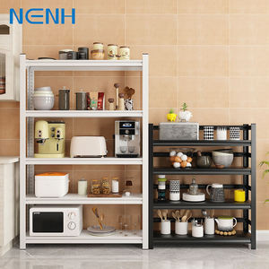 Étagères de cuisine pliantes en métal, modernes et réglables, 5 niveaux, supports de rangement portables pour la cuisine - Product Image 1