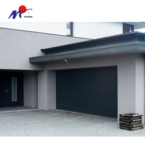 Puerta de garaje con Panel de protección para dedos, puerta de garaje con inclinación y cremallera muy silenciosa, estilo europeo - Product Image 3