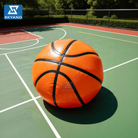 Modèle de ballon de basket gonflable géant pour événements sportifs, ballon de basket gonflable pour la publicité