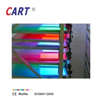 Plafonnier LED 6060 36W RGB+CCT rétroéclairé, 16 millions de couleurs, contrôle intelligent par application 2.4G, haute efficacité, pour la maison et les fêtes