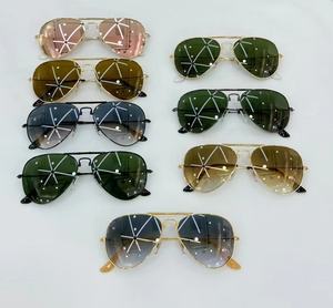 نظارات شمسية مستقطبة للنساء والرجال 54 عدسة زجاجية بألوان متدرجة نظارات شمسية Oculos De Sol Gafas UV400 سداسية - Product Image 2