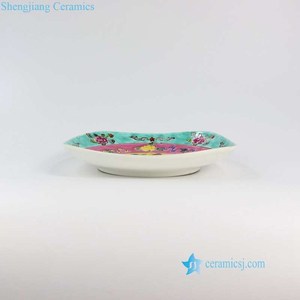 <span class=keywords><strong>Assiettes</strong></span> en porcelaine de style royal peintes à la main RYZG14-15-16, objets de collection - Product Image 5