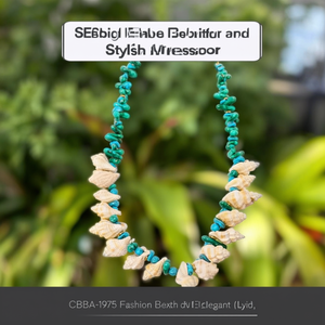 CBBA-1975 สร้อยคอประดับลูกปัดแฟชั่น เครื่องประดับที่หรูหราและมีสไตล์ - Product Image 3