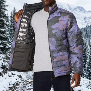High Quality Waterproof Quick Dry Breathable Hooded Bubble <b>Jacket</b> <b>for</b> <b>Men</b> Lightweight Warm Comfortable Quilted Padded Winter - Product Image 4