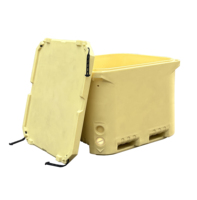 Bac à poisson rotomoulé 850L UV15 anti-vieillissement, -40°C ° Sac isotherme C résistant pour la chaîne du froid