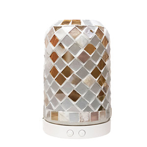 Azulejo de mosaico Difusor de aceite eléctrico Iluminación de curry Difusor de aroma Hoja verde - Product Image 5