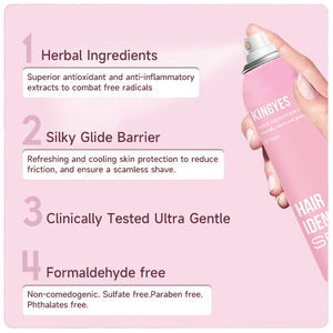 KINGYES-Crema depilatoria natural para el cuerpo, Etiqueta Privada, spray permanente para el cabello, identificador para afeitado facial - Product Image 5