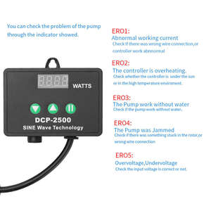 Jebao DC Bơm DCP 2500 Series điện Fish <span class=keywords><strong>Tank</strong></span> Aquarium bơm im lặng bơm chìm cho bể cá biển - Product Image 4