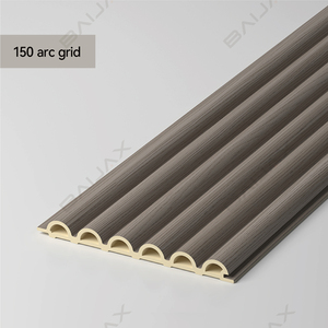 Panel de Pared Moderno de WPC, Impermeable e Ignífugo, Diseño Acanalado Personalizado, Múltiples Colores y Tamaños para Uso en Hoteles y Comercios, Marca BAIJAX - Product Image 4