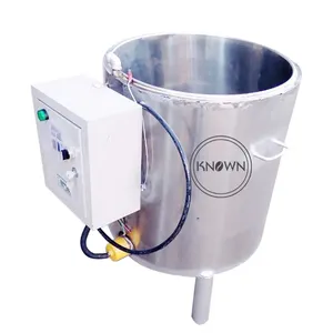 2024 New Industrial Beeswax Melting Pot Aquecimento elétrico Aço inoxidável Parafina Wax Tank Wax Heater Machine