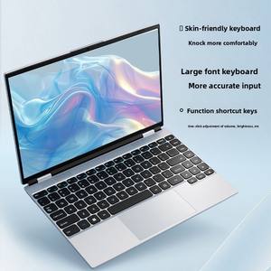 Ordinateur portable professionnel de haute qualité, neuf, 14 pouces, écran IPS, caméra, Intel SSD, design à bords fins, pliable à 180°, lecteur d'empreintes digitales - Product Image 4