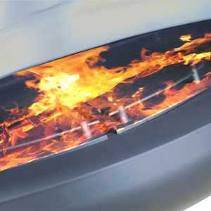 Stufa a Legna Autoportante Moderna ed Ecologica con Garanzia di 3 Anni per Hotel e Bar - Product Image 3