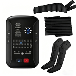 Massaggiatore ad aria compressa COSMO con controllo manuale via cavo per gambe, addome, spalle, modalità personalizzata per il miglioramento del flusso sanguigno - Product Image 2