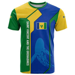 เสื้อยืดลายธงชาติเซนต์วินเซนต์แอนด์เดอะเกรนาดีนส์ แผนที่<span class=keywords><strong>ประเทศ</strong></span>เกาะแคริบเบียน เสื้อพิมพ์ลายตามสั่ง เสื้อยืด<span class=keywords><strong>ประเทศ</strong></span>แคริบเบียน - Product Image 2