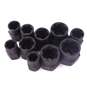 10pcs Short Tall Type Nut <b>Extractor</b> Set Stripped Nut Screw Removal Tool for <b>Broken</b> Thread <b>Bolt</b> <b>Extractor</b> <b>Bolt</b> Screw Remover - Product Image 1