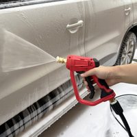 Lance de jet de mousse de jet de pistolet d'eau de lave-auto de lavage à haute pression avec l'extension longue baguette de remplacement Kit de nettoyage de 5 embouts de buse