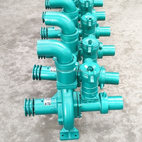 Pompe à eau manuelle intégrée à grand débit pour l'irrigation et l'abreuvement des élevages, avec sortie d'eau stable