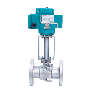 วาล์วบอลไฟฟ้าแบบมีหน้าแปลน สแตนเลส 304 สำหรับไอน้ำอุณหภูมิสูง - Product Image 3