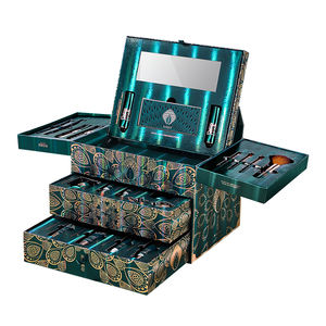 Kaqili Eastern <span class=keywords><strong>Set</strong></span> Regalo Trucco 26pz di Lusso, Cofanetto Cosmetici Impermeabili con Primer, Fondotinta, <span class=keywords><strong>Pennelli</strong></span> e Palette Ombretti - Product Image 1