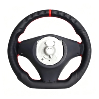 Volant en cuir pour BMW E90 avec marquage de calibration rouge, volant E90 pour BMW 2009