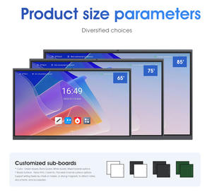 <span class=keywords><strong>Lavagna</strong></span> Interattiva Connessa ITATOUCH con Scrittura Sincronizzata e Doppi Pannelli Scorrevoli Laterali per Aule Digitali Moderne - Product Image 2