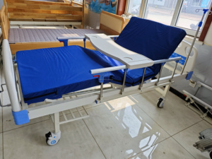 Cama de Hospital Manual de Lujo con 5 Funciones y Precio de Fábrica, Cama de Cuidado en el Hogar con Flexión Completa - Product Image 4