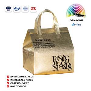 High Quality Custom Large Insulated Delivery Tote Grocery <b>Shopping</b> <b>Bag</b> Non Woven Cooler <b>Bag</b> - Product Image 1