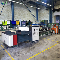 Granulateur de plastique à vis unique refroidi par air, écologique, avec une production de 30 à 60 kg/h, compatible PC/PA, 380 V