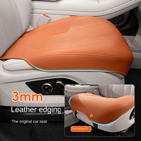 Coussin de siège de voiture, housse de siège intégrale OLIVER, compatible avec Li Auto Denza Tesla, tapis de sol intérieur en cuir Nappa, style minimaliste