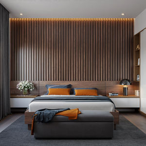 Dekoratives WPC-Wandpaneel für den Innenbereich, wasserdichte PVC-Dekoration, TV-Hintergrund, moderne wasserdichte Haushaltstapete von Xiangying - Product Image 4