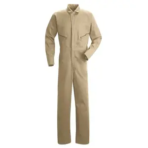 Coverall Working Uniform Cotton Polyester Safety Clothing for men's High Quality customs logo color size