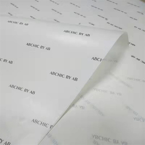 Logo baskılı ambalaj kağıdı hediye için özelleştirilmiş boyut ince ambalaj kağıdı